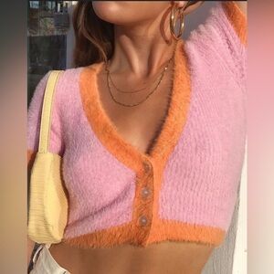 For Love‎ and Lemons Alanis cropped cardigan M